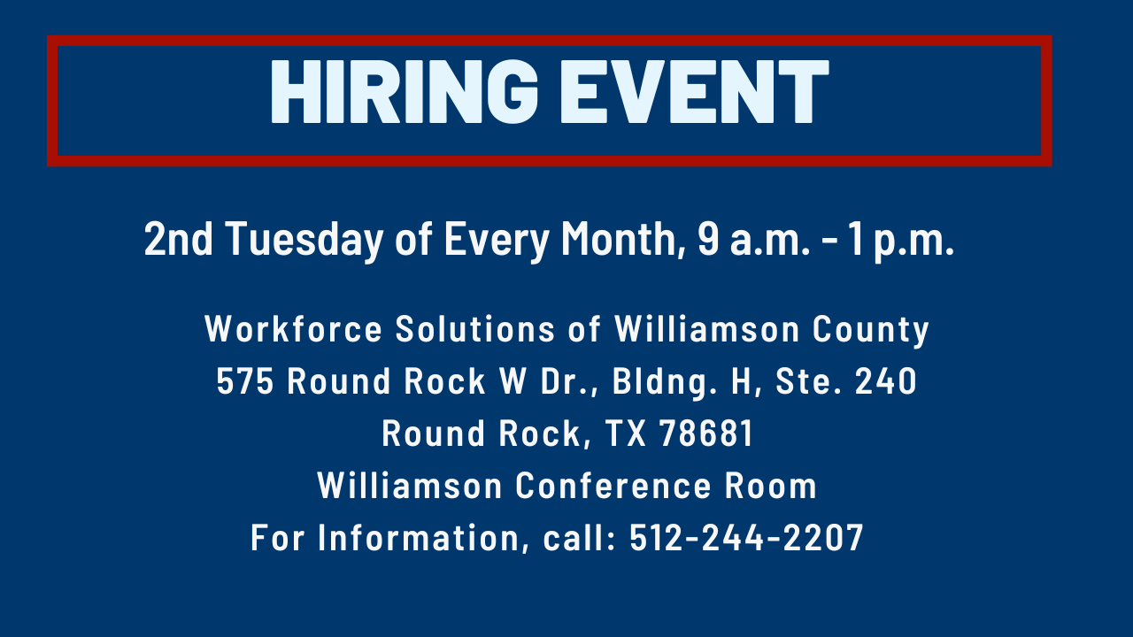 Tuesday Hiring Event
