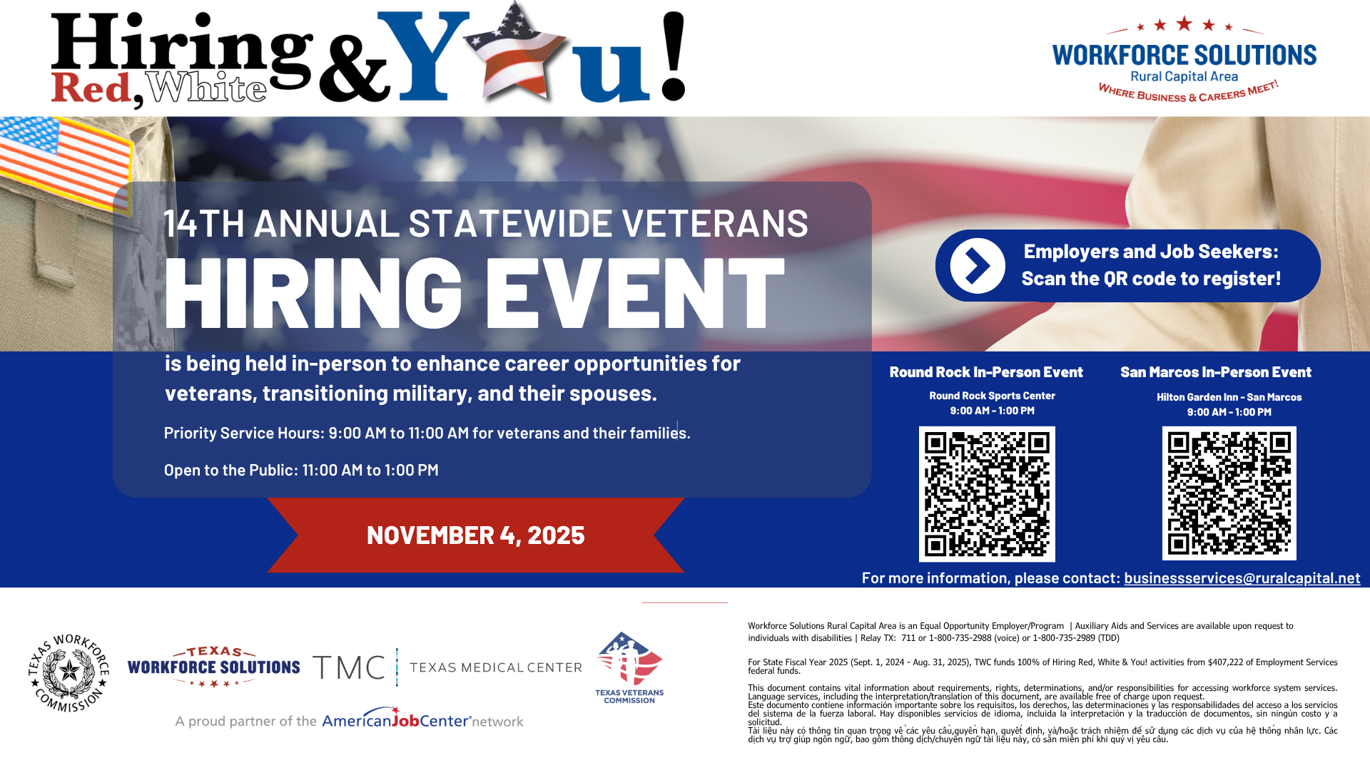 WSRCA Hiring Red White & You Cover
