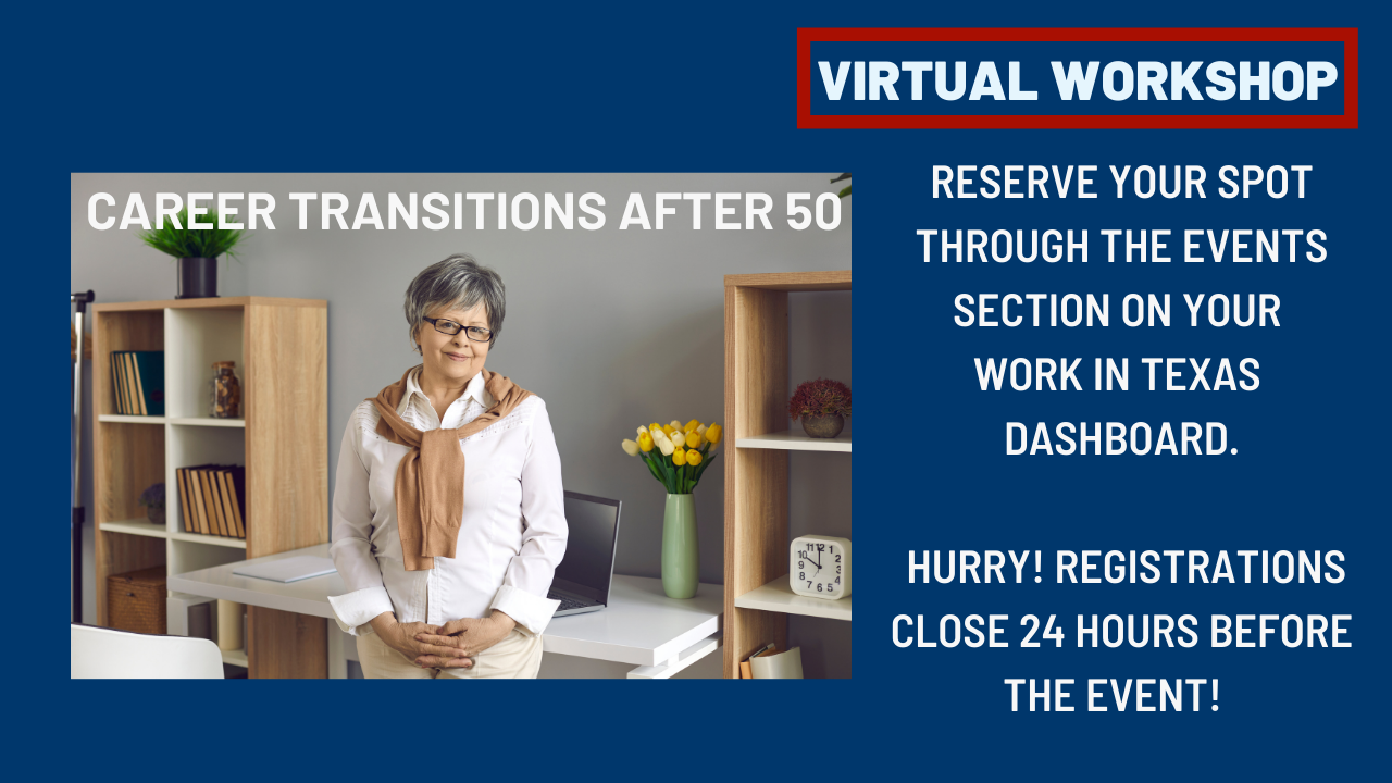 Career Transitions at 50 +