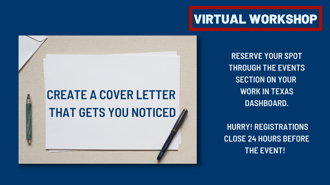 Creating Cover Letters that Get You Noticed