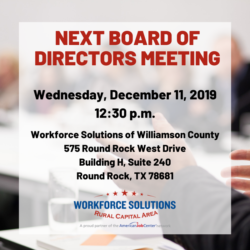 WSRCA December 2019 Board Meeting
