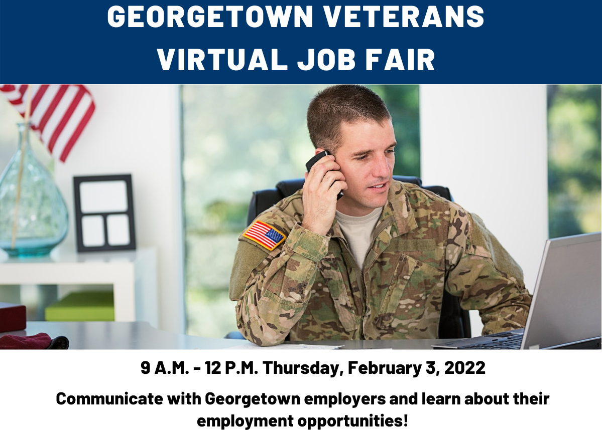 Georgetown Veterans Virtual Job Fair