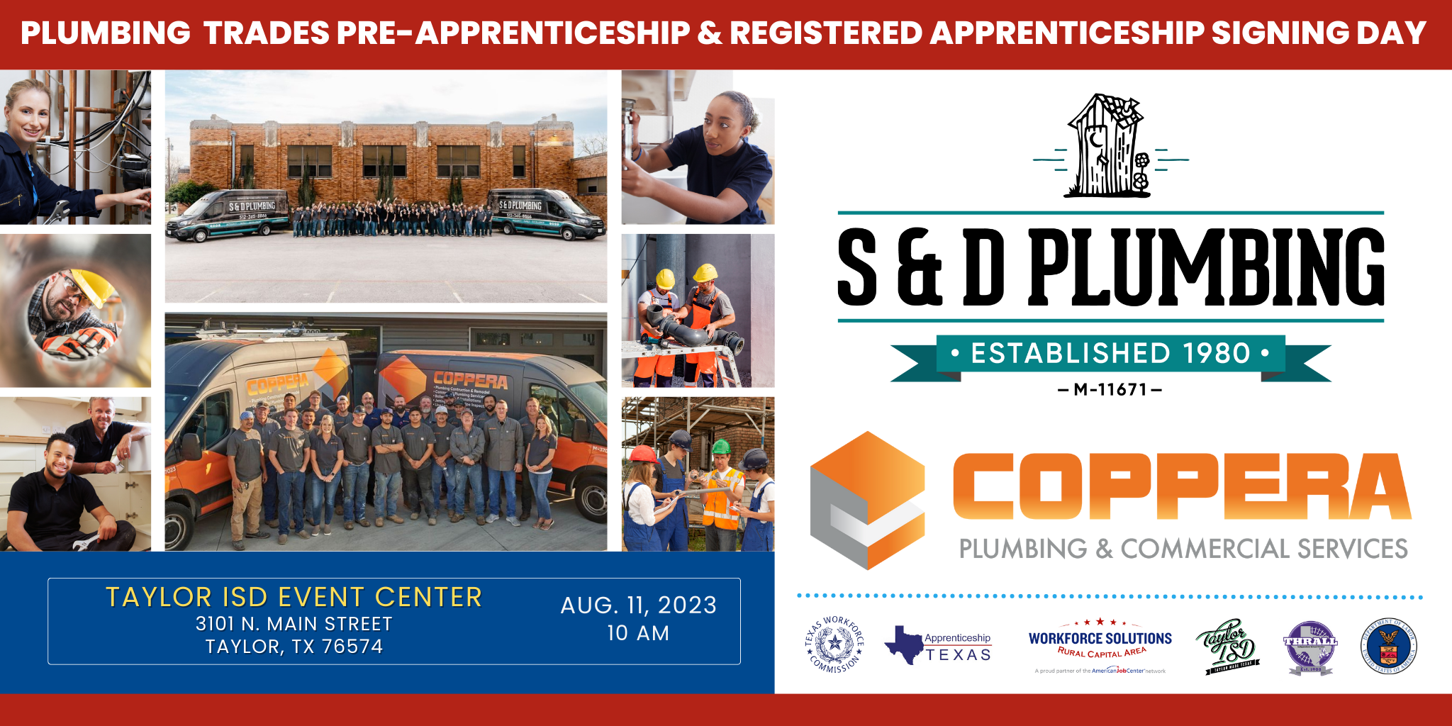 WSRCA Plumbing Apprenticeship Signing Day