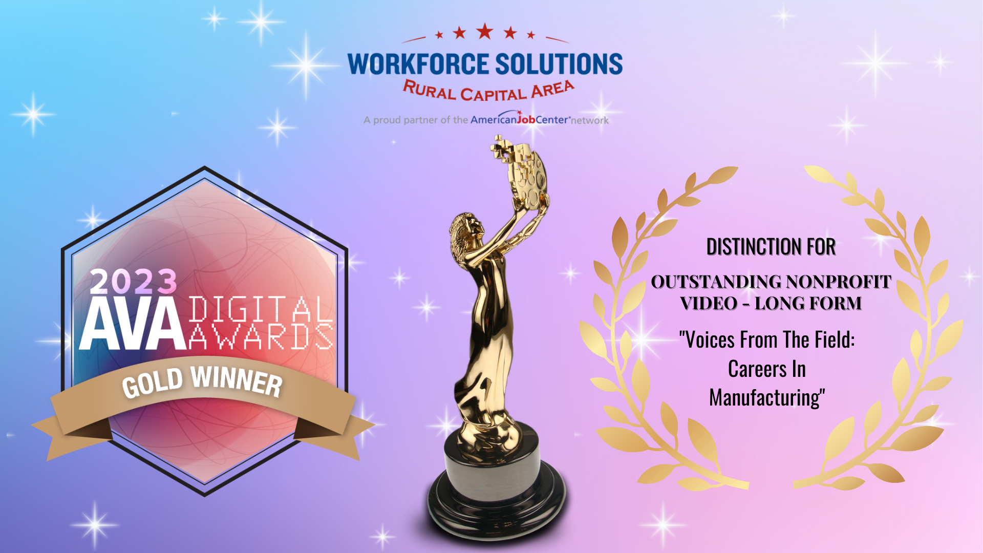 WSRCA AVA Digital Gold Award