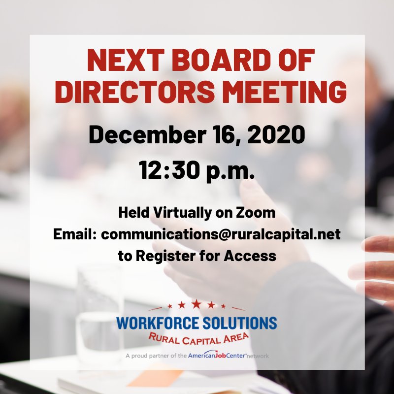 WSRCA Board of Directors Meeting