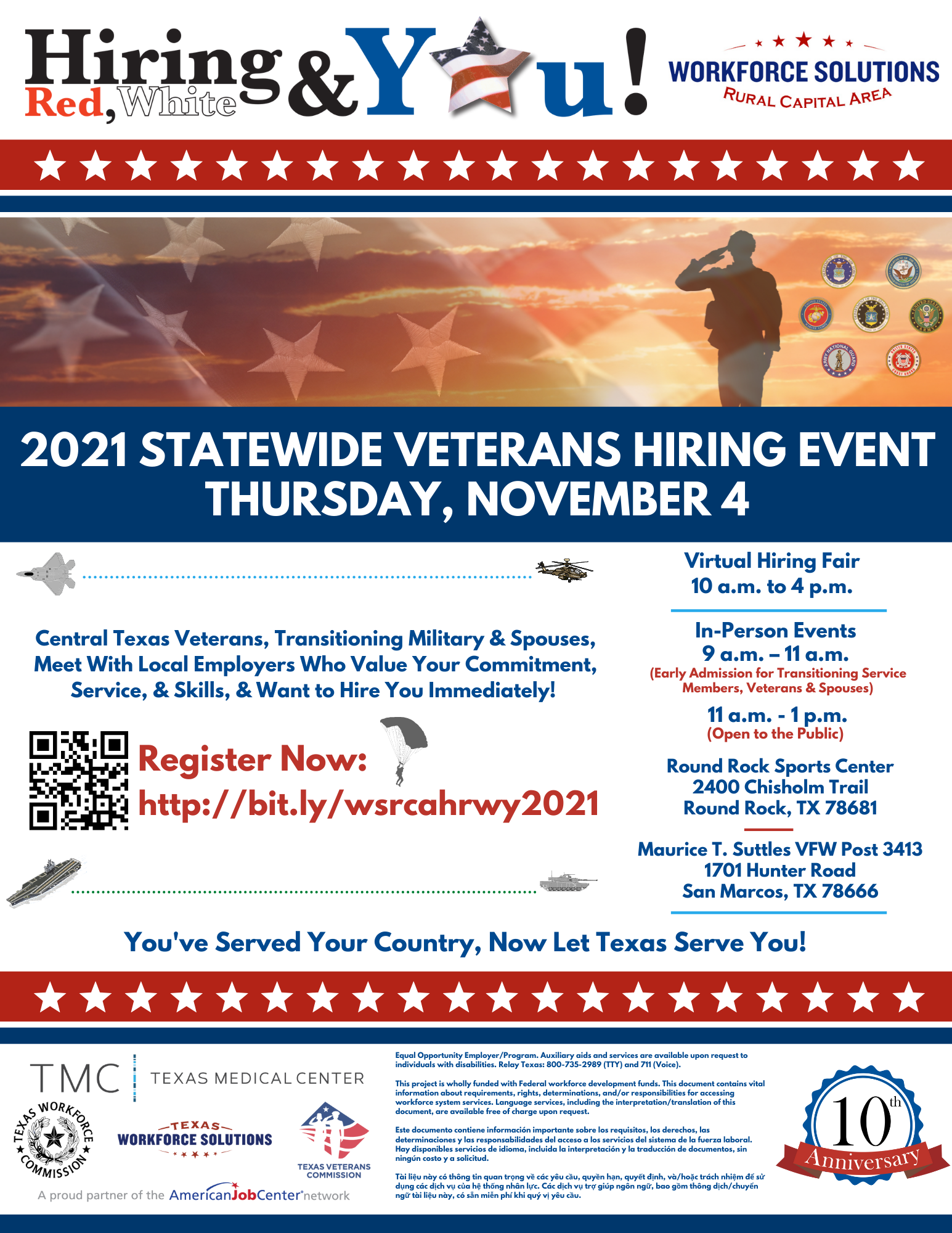 WSRCA Hiring Red White and You