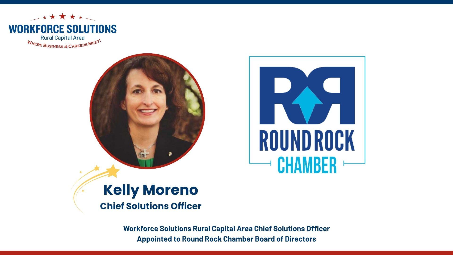 WSRCA Chief Solutions Officer Kelly Moreno Appointed to Round Rock Chamber Board