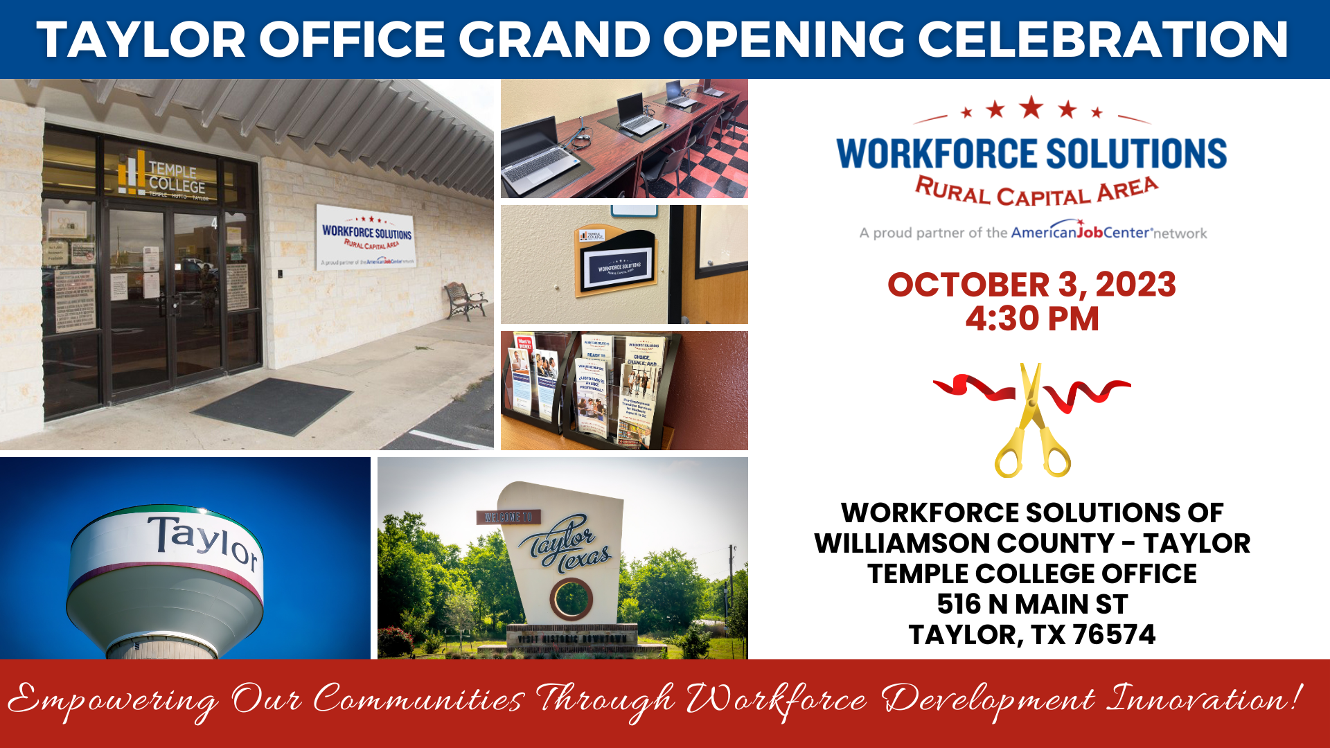 WSRCA Taylor Office Grand Opening