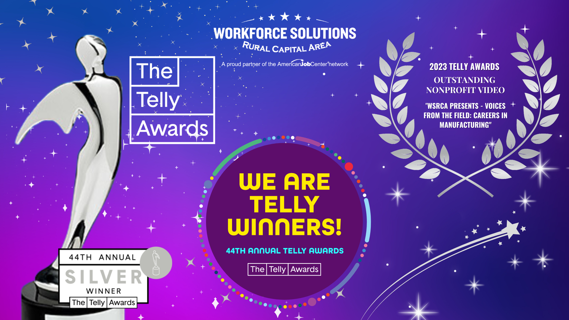 WSRCA Honored by 44th Annual Telly Awards