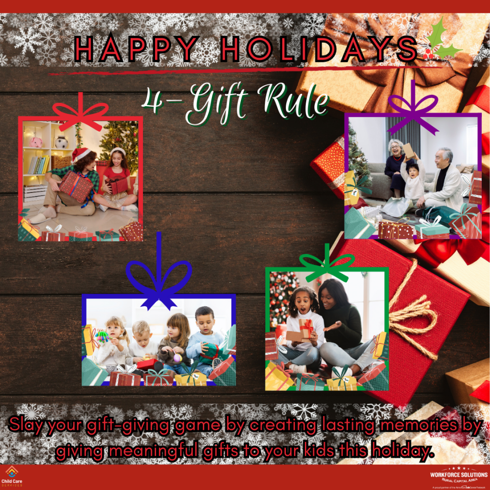 The 4-Gift Rule for Christmas