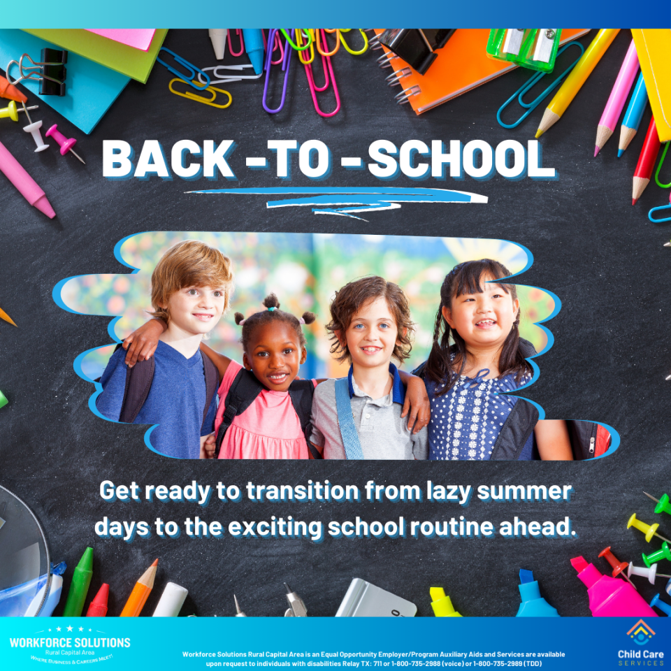 Back-to-School: A Guide to Getting Kids and Parents Back into a School Routine