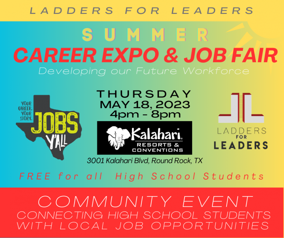 Calling All High School Students: Don't Miss the Greater Austin Summer Career Expo & Job Fair on May 18