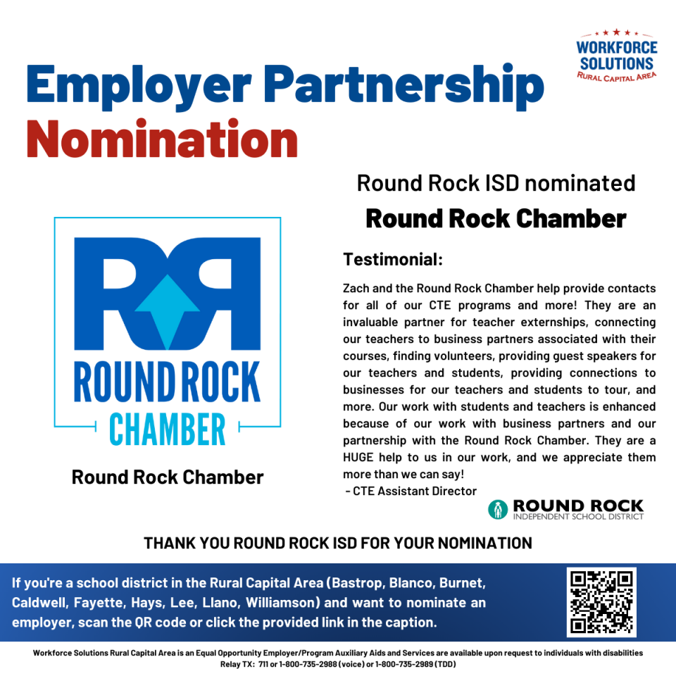 Fostering Futures: Round Rock Chamber’s Impact on Workforce Development