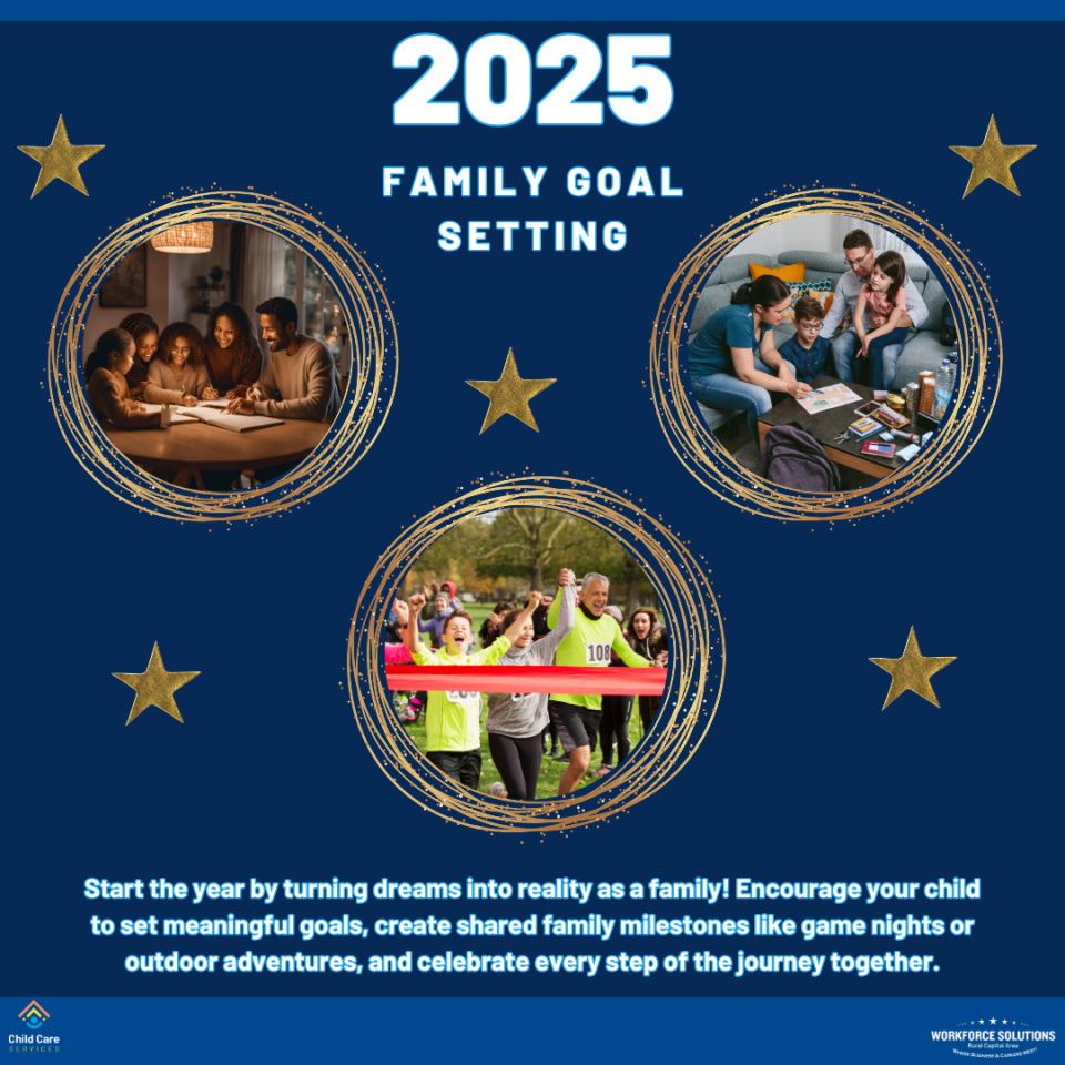 Family Goal Setting for the New Year 2025