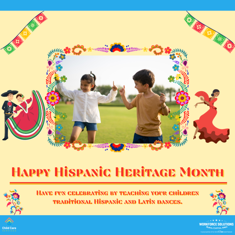 Hispanic Heritage Month - Celebrate by Teaching Your Children About Hispanic and Latin Dances