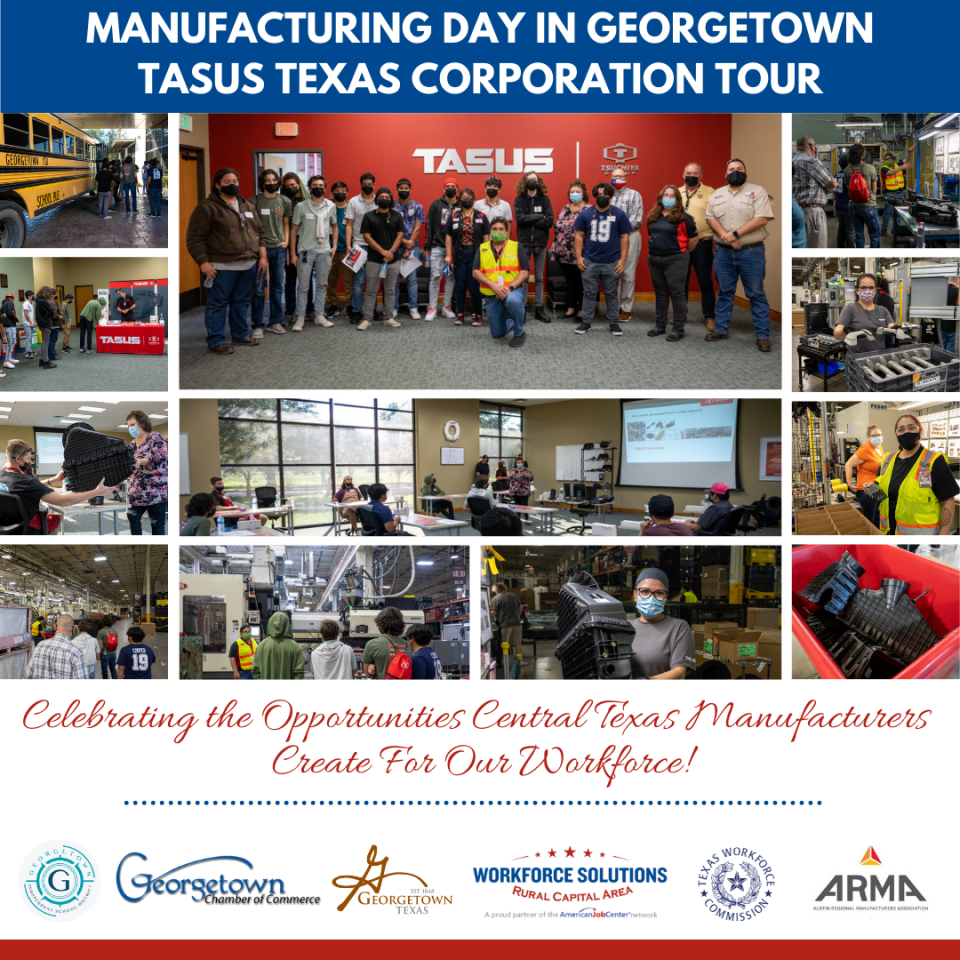 TASUS Texas Opens it's Doors to Students for Manufacturing Day in Georgetown