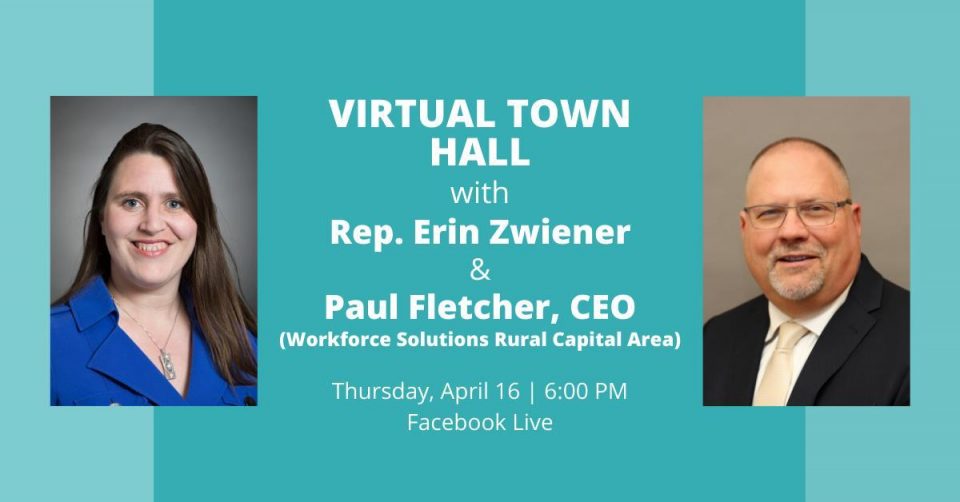 WSRCA CEO Paul Fletcher to Join Texas State Rep. Erin Zwiener for Virtual Town Hall