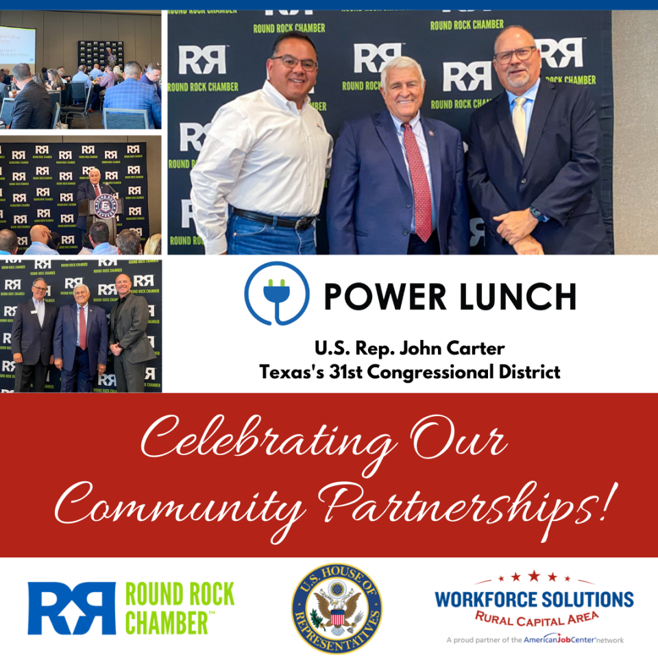 WSRCA Takes Part in Round Rock Chamber's Power Lunch Featuring U.S. Rep. John Carter