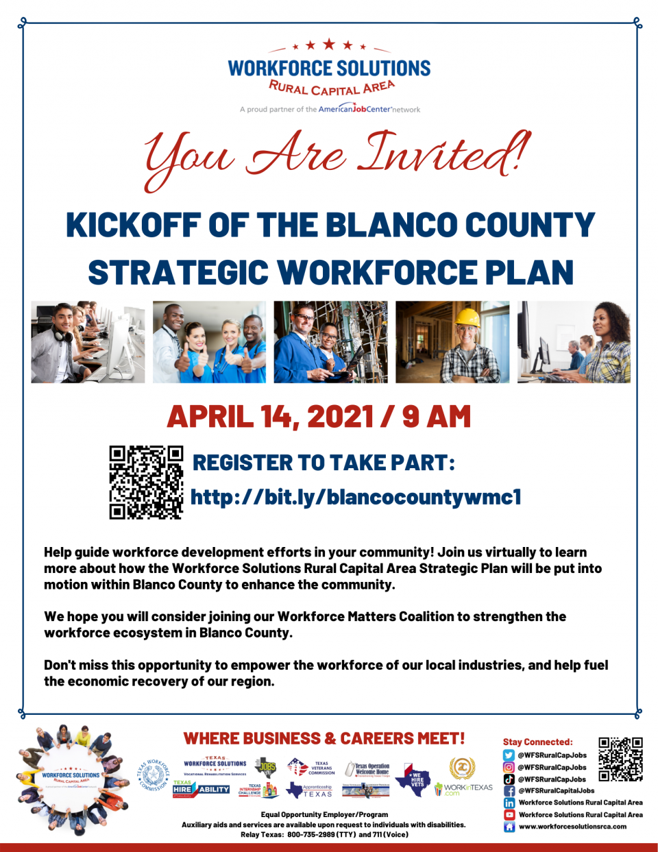 Celebrate the Kickoff of the Blanco County Strategic Workforce Plan