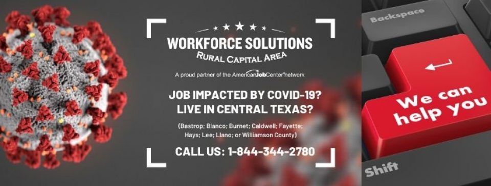 Workforce Solutions Rural Capital Area Closing Career Centers to the Public; Maintaining Services Remotely