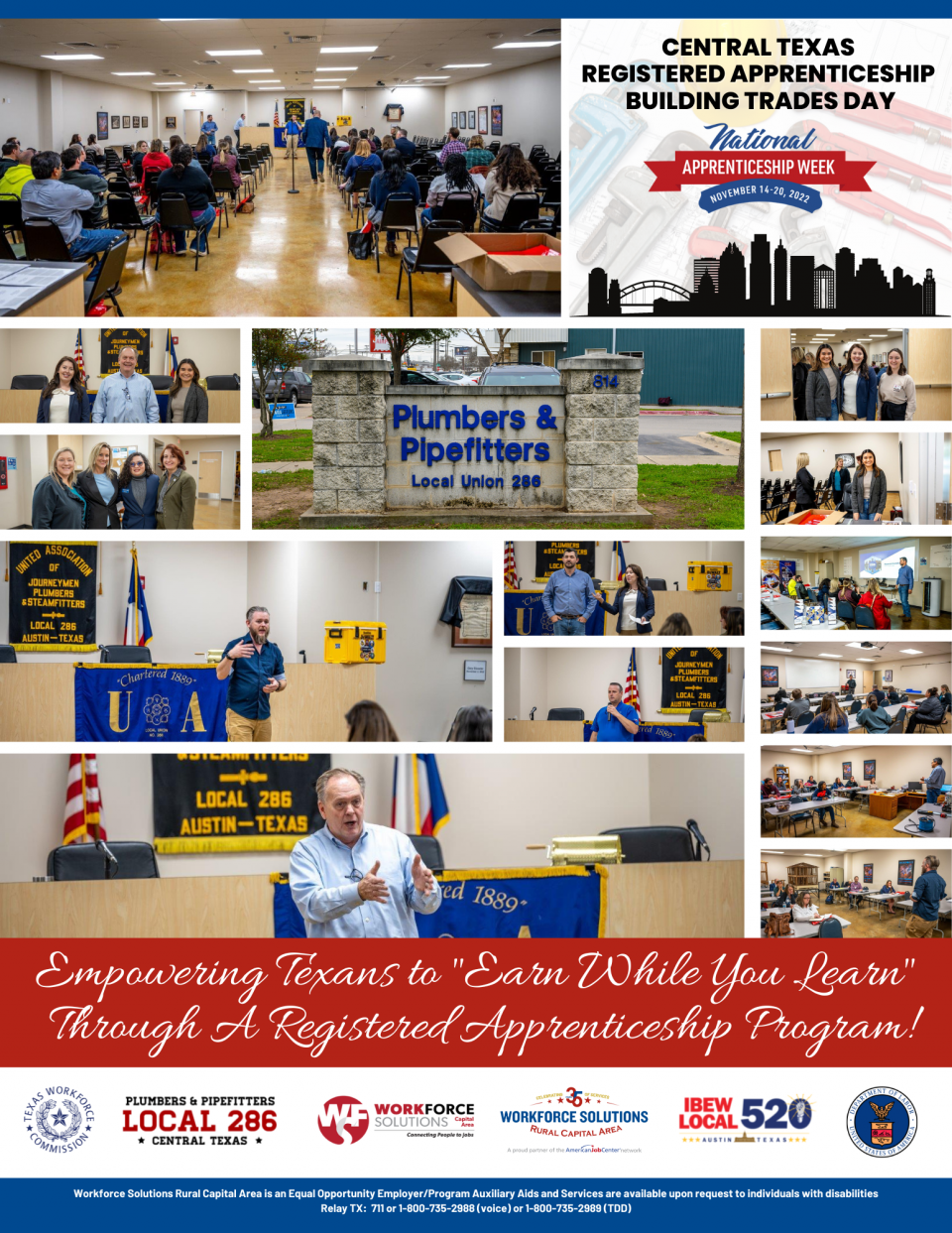 WSRCA Joins with Partners to Host Registered Apprenticeship Building Trades Day